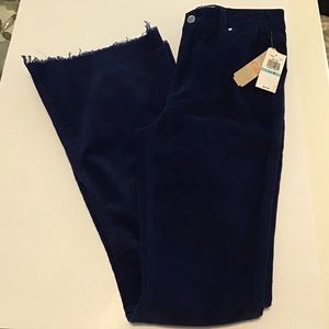Pants Junior’s 5 Navy Cords Frayed Hem NWT